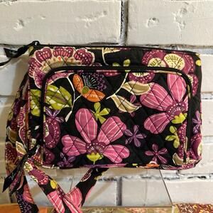 Vera Bradley RETIRED Moon Blooms Mini Hipster Crossbody